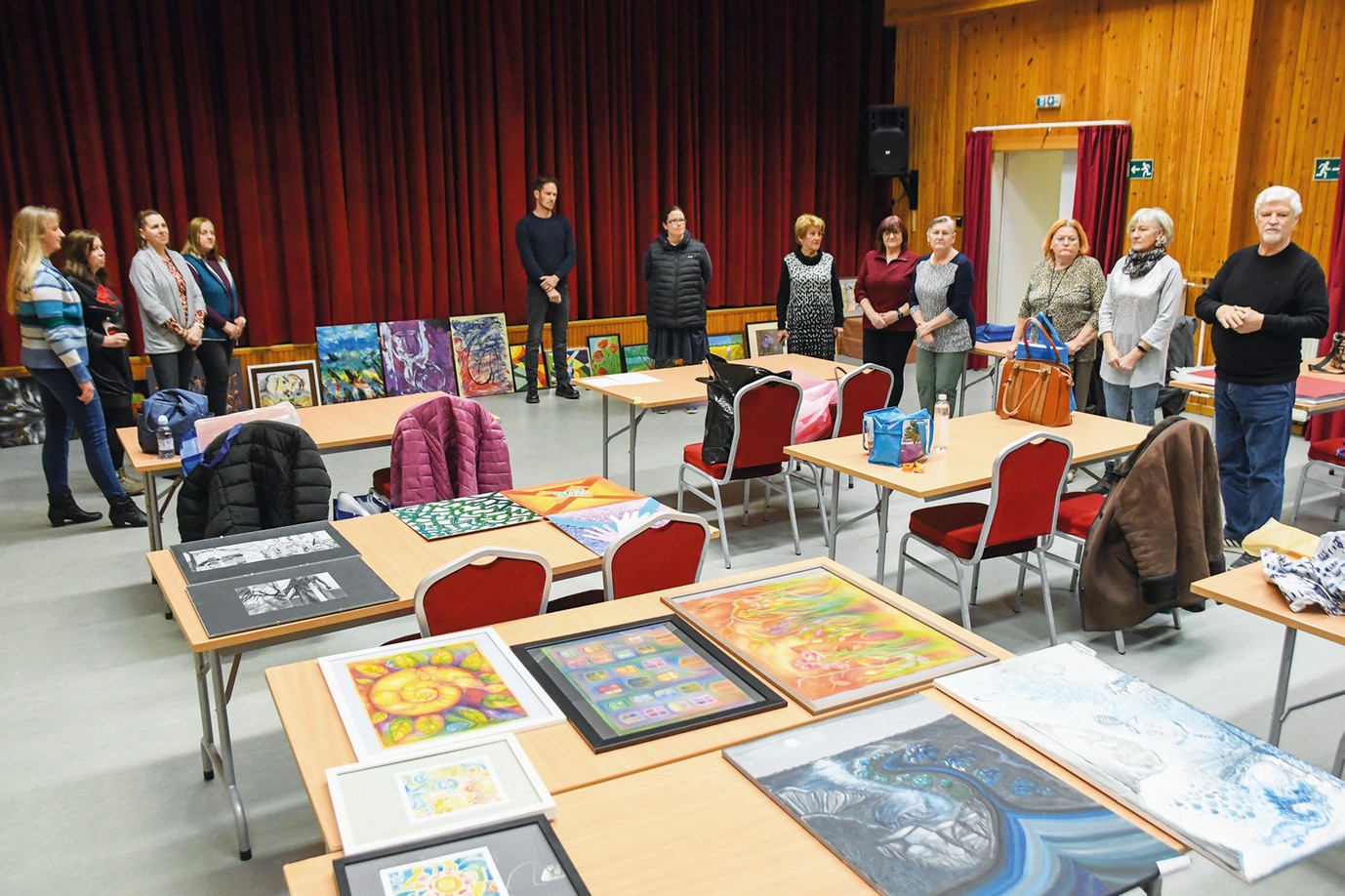 A képek és alkotóik Nagyváradra mentek