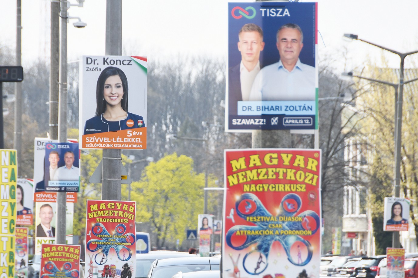 Fej-fej mellett a Tisza és a Fidesz